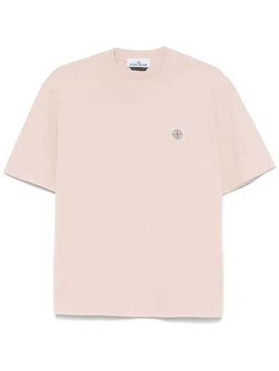 Stone Island Short-sleeve T-shirt In Pink