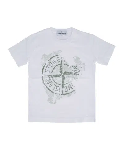 Stone Island Short Sleeve T-shirt In White