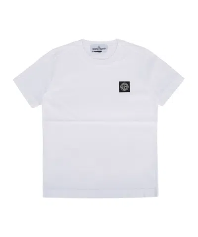 Stone Island Short Sleeve T-shirt In White
