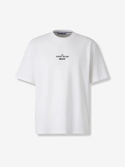 Stone Island Short Sleeve T-shirt In White