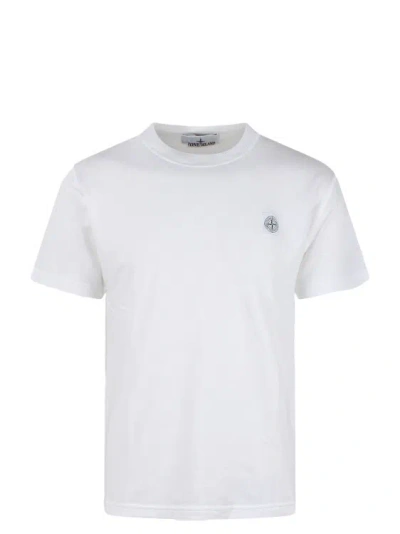 Stone Island Short Sleeve T-shirt In White