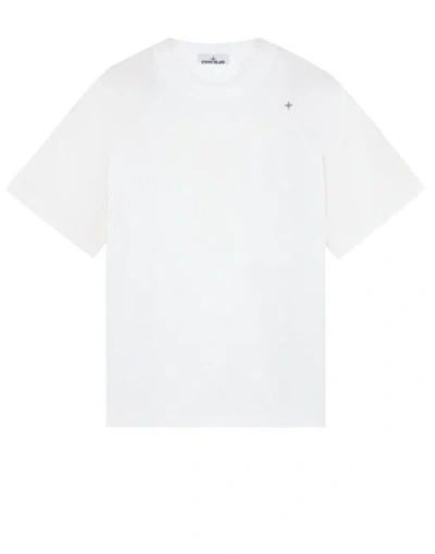 Stone Island Short Sleeve T-shirt White Cotton