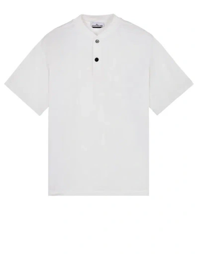 Stone Island Short Sleeve T-shirt White Cotton