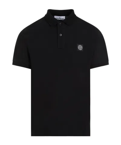 STONE ISLAND STONE ISLAND COLLARED SHORT-SLEEVE POLO SHIRT