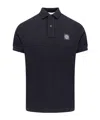 Stone Island Mens Black Brand-patch Regular-fit Stretch-cotton Polo Shirt Xl In Black