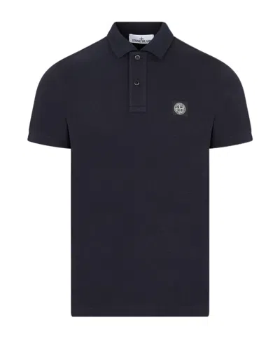 STONE ISLAND STONE ISLAND COMPASS PATCH SHORT-SLEEVED POLO SHIRT