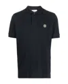 Stone Island Slim-fit Short-sleeve Polo Shirt With Compass Patch In Multi