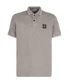 Stone Island Short-sleeved Polo Shirt In Gray