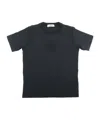 Stone Island Short-sleeved Round Collar T-shirt In Blue