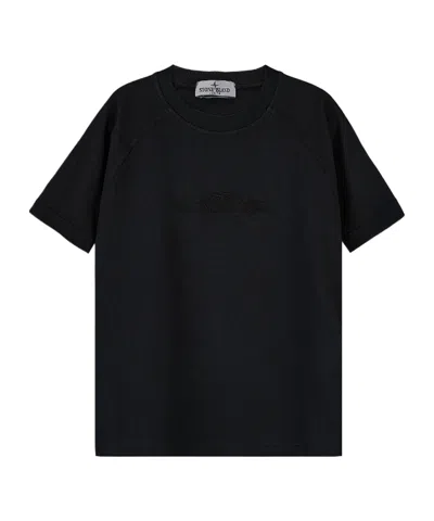 Stone Island Short-sleeved T-shirt In Black