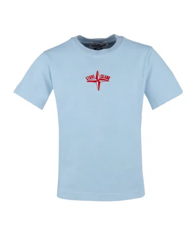 Stone Island Short-sleeved T-shirt In Blue
