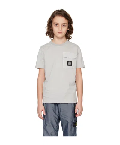 Stone Island Short-sleeved T-shirt In Gray