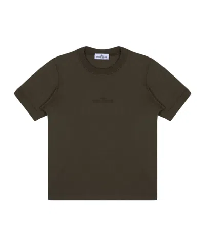 Stone Island Short-sleeved T-shirt In Green