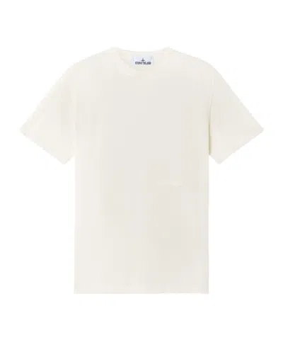 Stone Island Short-sleeved T-shirt In Ivory