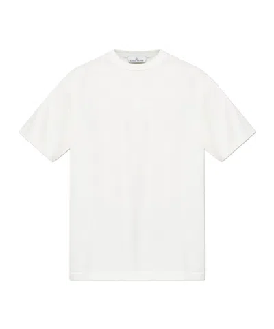 Stone Island Short-sleeved T-shirt In Ivory