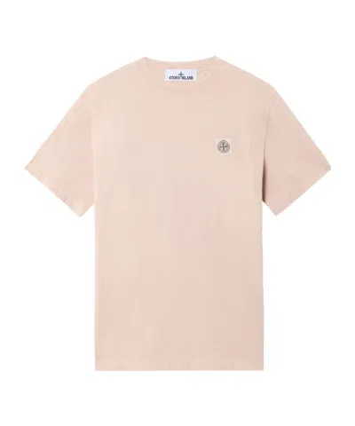 Stone Island Short-sleeved T-shirt In Nude