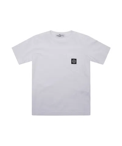 Stone Island Short-sleeved T-shirt In White