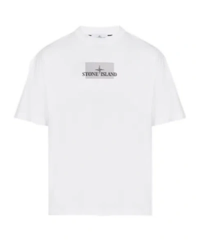 Stone Island Short-sleeved T-shirt In White