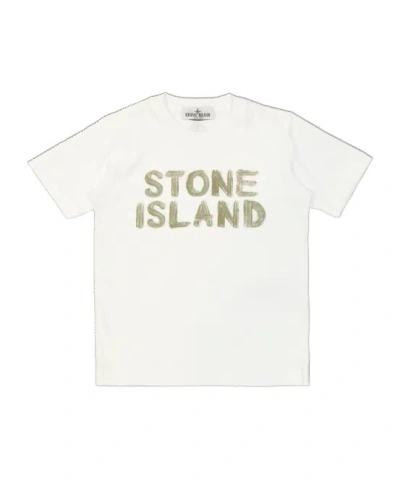 Stone Island Short-sleeved T-shirt In White