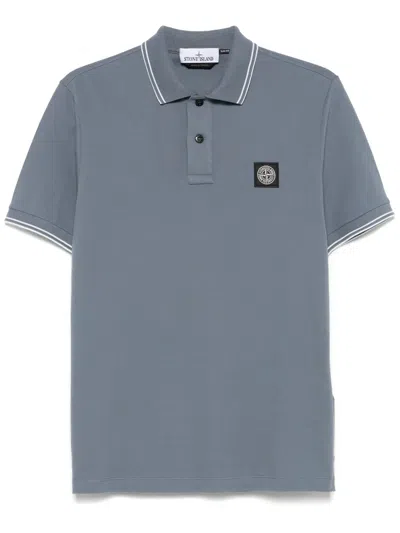 Stone Island Short-sleeves Polo Shirt In Blue