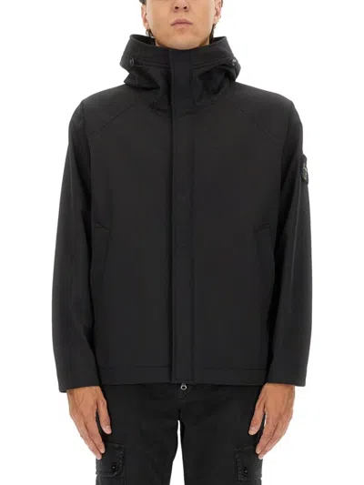 STONE ISLAND SHORT SOFT SHELL PARKA