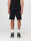 Stone Island Compass Patch Drawstring Shorts In Black