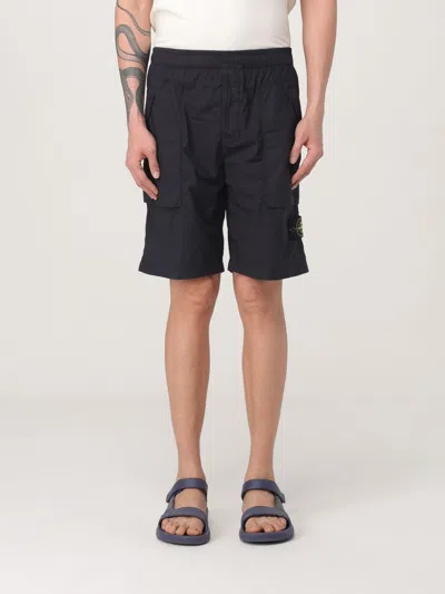 Stone Island Short  Men Color Blue In Blue