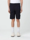 Stone Island Men Slim-fit Cargo Bermuda Shorts With Zip Pockets In Blue