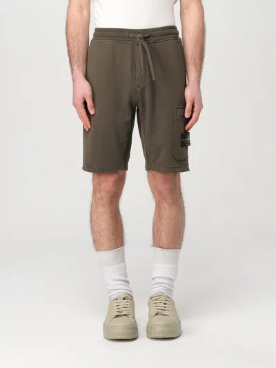 STONE ISLAND SHORT STONE ISLAND MEN COLOR GREEN,424659012