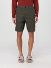 Stone Island Cargo Bermuda Shorts In Military