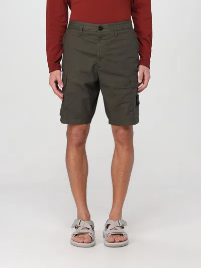 STONE ISLAND SHORT STONE ISLAND MEN COLOR MILITARY,424693055