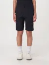 Stone Island Stretch Cotton Bermuda Shorts In Navy