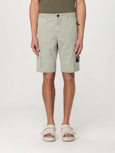 Stone Island Short  Men Color Sage In Sage