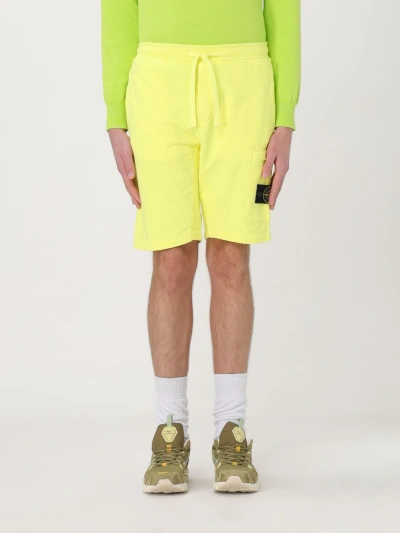 Stone Island Short  Men Color Yellow In Yellow