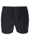 Stone Island Short Swimsuit In Black