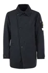 Stone Island Compass-badge Shell Jacket In Navy Blue