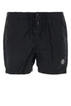 Stone Island Slim Fit Swim Trunks With Compass Patch