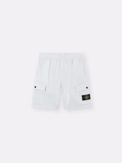 Stone Island Shorts In White