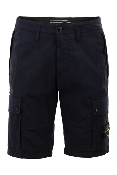 Stone Island Shorts In Blue