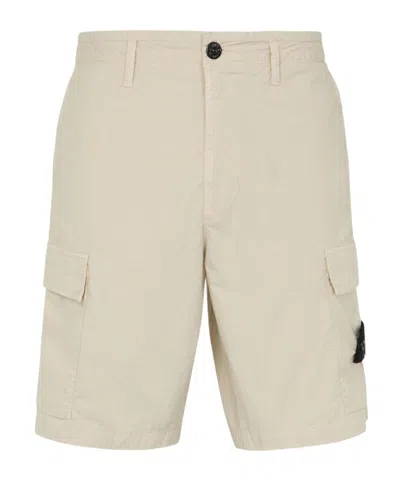 Stone Island Shorts In Beige