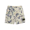 Stone Island Cotton Shorts In Beige