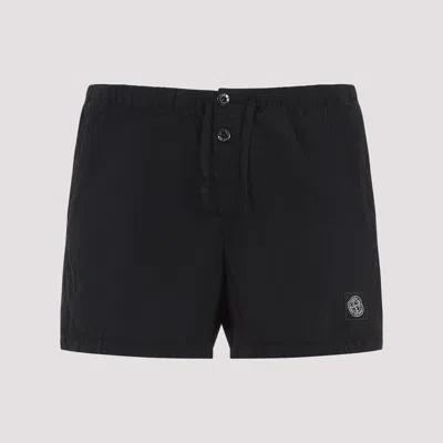 Stone Island Shorts In Black
