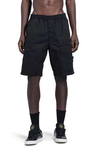 Stone Island Shorts In Black