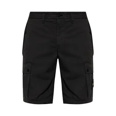 Pre-owned Stone Island Shorts 'black' | Men's Size 33