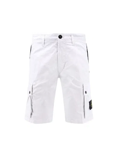 Stone Island Shorts Blue In White