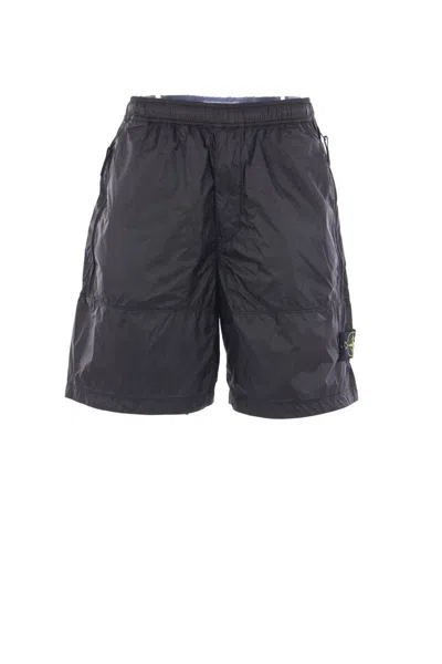Stone Island Shorts In Blue