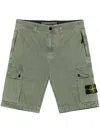 Stone Island Slim Bermuda Shorts In Green