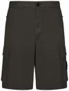 Stone Island Cargo Bermuda Shorts In Green