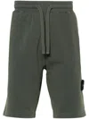 Stone Island Compass-badge Track Pants In Verde