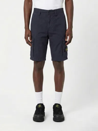 Stone Island Shorts Men  In Blue